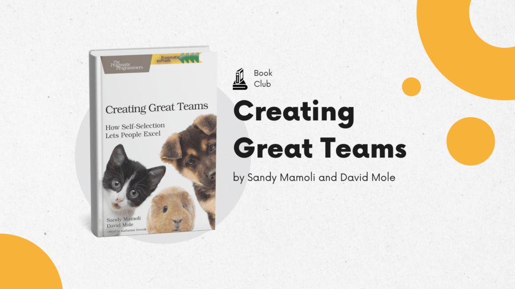 SEP Book Club and Review for Creating Great Teams