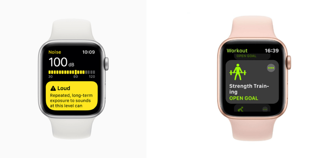 health app designs on smart watch